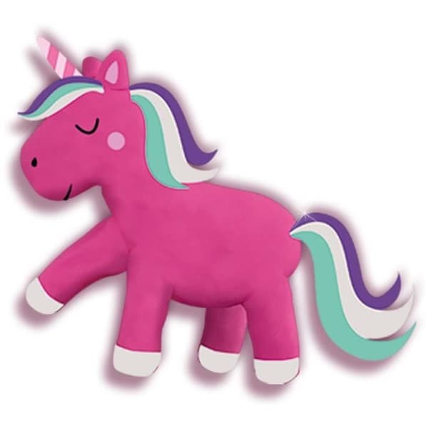 Unicorn modellering lera 4x90 g - SES CREATIVE - Speciellt designad för att skapa magnifika enhörningar.