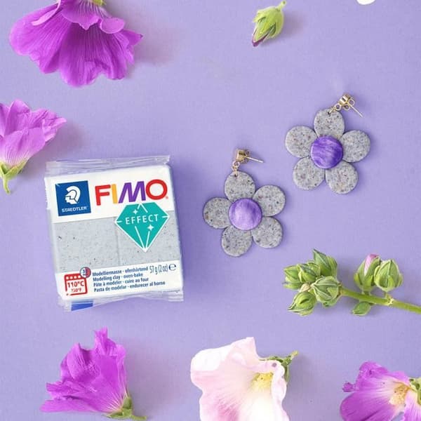 Pasta för modellering - FIMO - Effekt 8010 - Botanisk mauve - Idealisk för nybörjare - 57 g