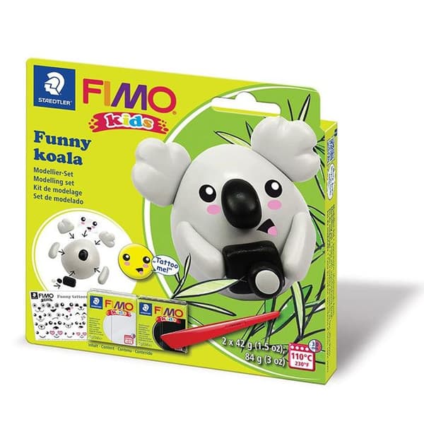 Fimo - 262165 - kit fimo barn rolig koala