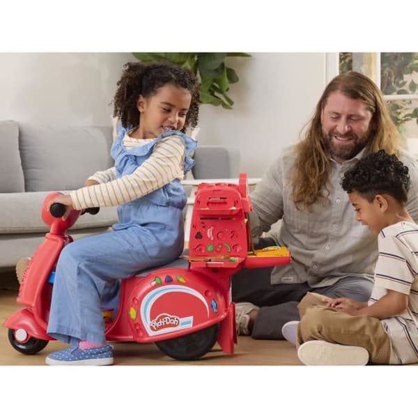 Play-Doh My Pizza Scooter, DIY-modelleringsdegleksaker för barn