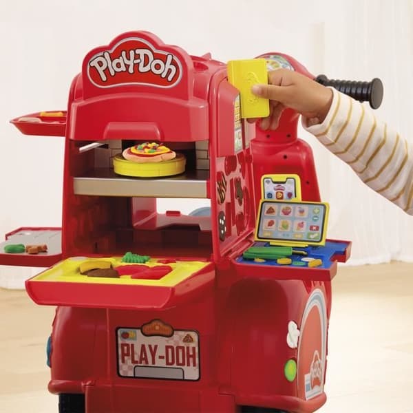 Play-Doh My Pizza Scooter, DIY-modelleringsdegleksaker för barn
