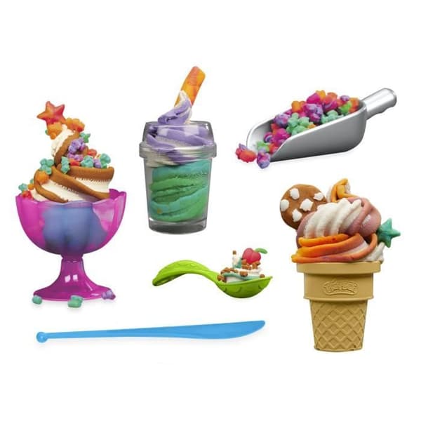 Play-Doh My Rainbow Glassset med modelleringsdeg