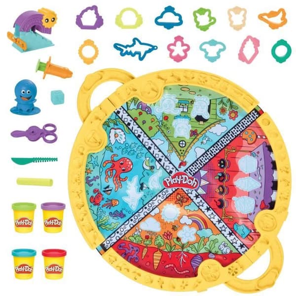 Play-Doh Resematta, Discovery box med modelllera, konstnärliga hobbyer, leksaker för barn, från 3 år