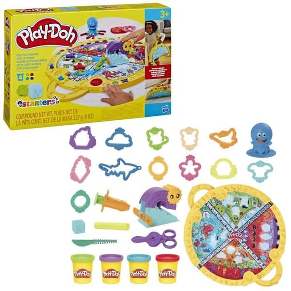 Play-Doh Resematta, Discovery box med modelllera, konstnärliga hobbyer, leksaker för barn, från 3 år