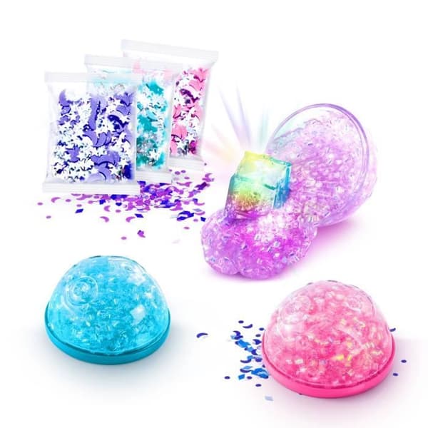 Paket med 3 Luminous Cosmic Slime - So Slime - SSC 213 - Canal Toys