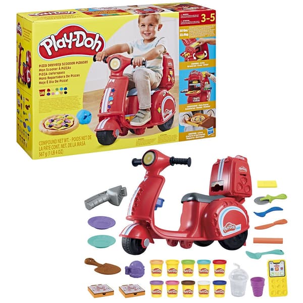 Play-doh Motorcykel För Pizzaleverans