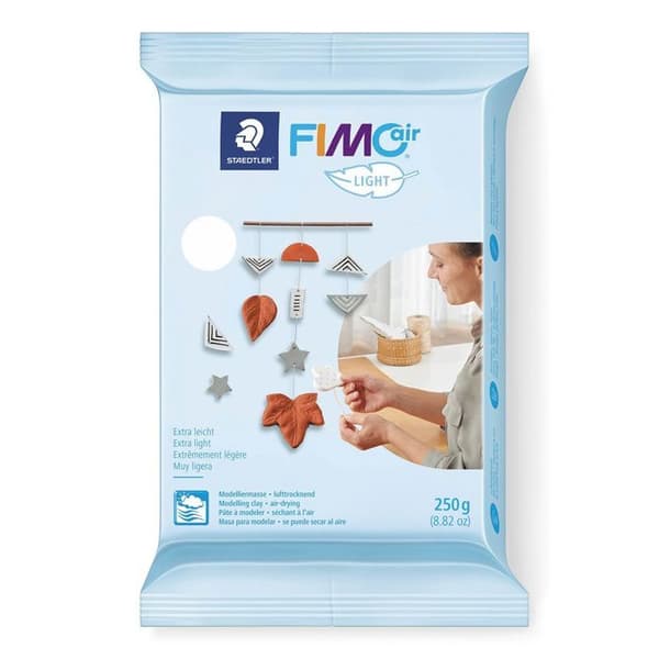 2 Fimo Air Light polymerleror 250 g Vit + Terrakotta