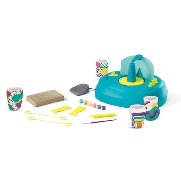 Pottery Kit för barn - Maped Creativ - Terra Pottery - Motoriserad krukmakarhjul - Från 8 år - Flerfärgad
