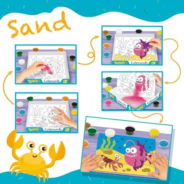 Liscianigiochi modelleringssandspel - 97494 - Lisciani Giochi SANDY COLORANDO - SAND