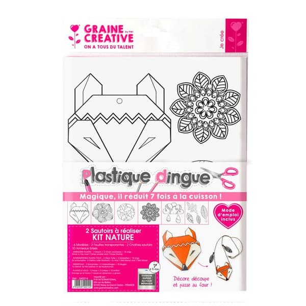 Kit Plastique Dingue Smycken Halsband natur