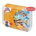 Miniatyrbild 1 av 2: FIMO KIDS PIRATE BIRTHDAY Kit - FIMO - 8033 05 - 2 vita bröd, 2 glittrande guldlimpor, 4 svarta bröd
