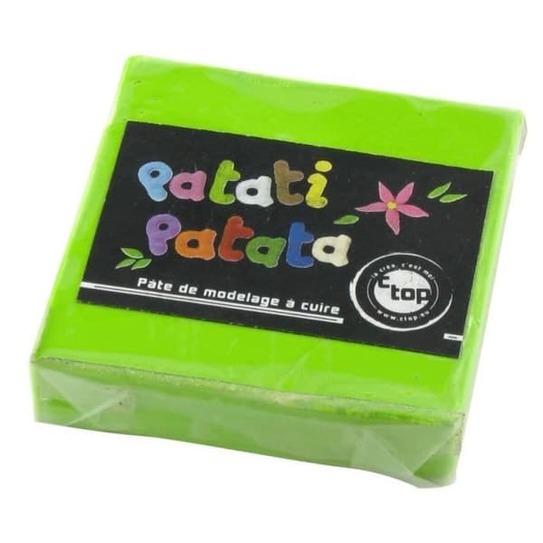 Polymer Clay - CTOP - Patati Patata - Ljusgrön - Mjuk och lätt att modellera
