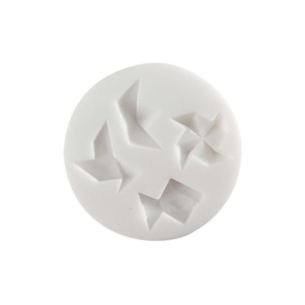 Mini origami silikonform för polymerlera