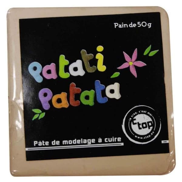 Modellera - MÉGACRÉA - Patati Patata - taupe - 50 grs - Blir hård vid bakning