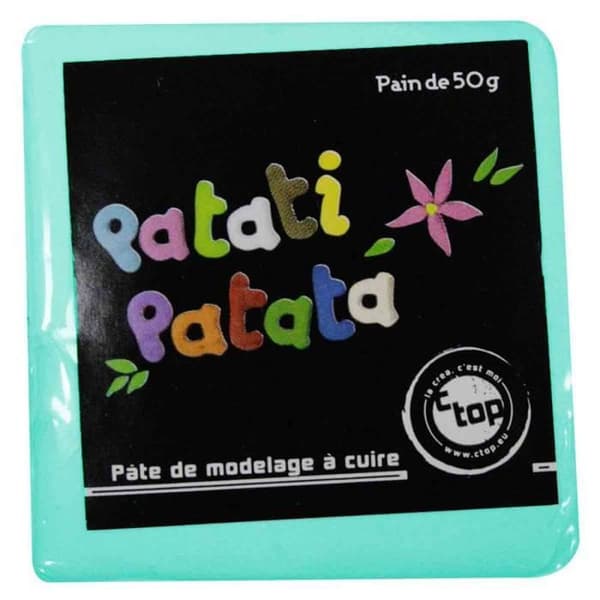 Modellera - MÉGACRÉA - Patati Patata - Aqua - 50 grs - Blir hård vid bakning
