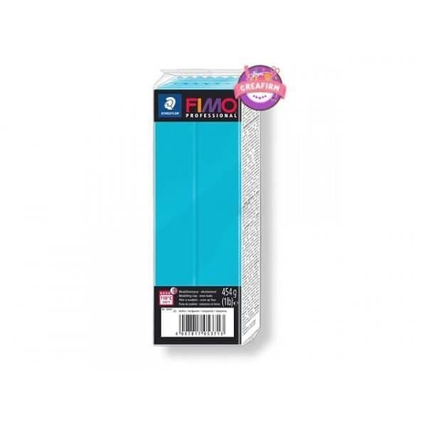 Polymerlera - Fimo - Professionell - Turkos - 454g - Fast konsistens för vuxna