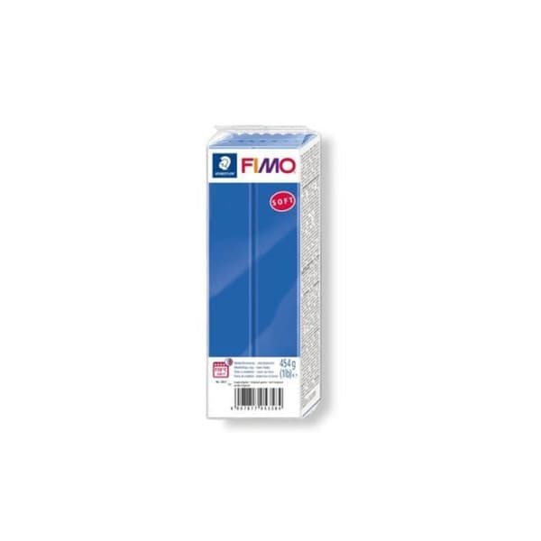 Polymerlera - Fimo - Mjuk - 454g - Brilliant blue n°33 - Lätt att hantera