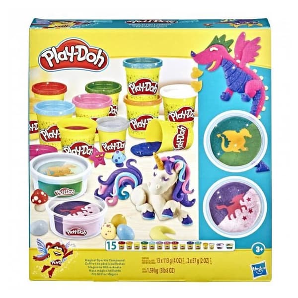 Hasbro F36125L0 Play-Doh Glitter Pasta Set