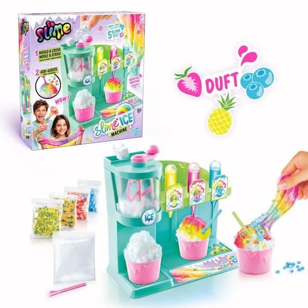Canal Toys - SO SLIME DIY - Slime Ice Machine - Med 1 maskin, 3 doftfärger, tillbehör och dekorationer - SSC 310
