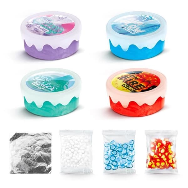 Canal Toys - SO SLIME DIY - Xtra Sensation Multipack - Med 4 sensation slimes och dekorationer - SSC 308