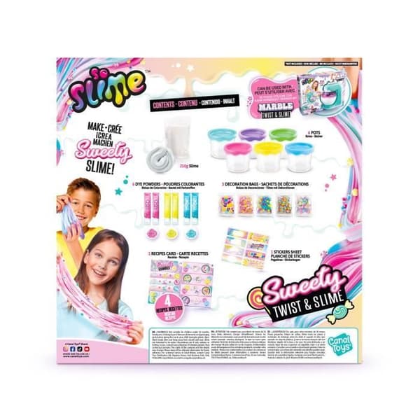 Canal Toys - Twist &amp; Slime Sweety Kit