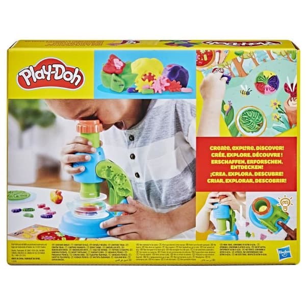 Play-Doh My Little Microscope, modelllera, 9 tillbehör och 5 färger, från 3 år
