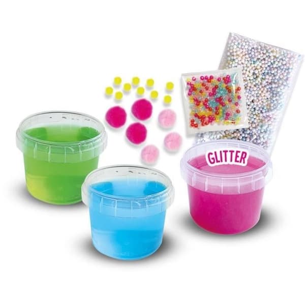 SES CREATIVE - Slimelab - Blanda allt för barn från 3 år och uppåt