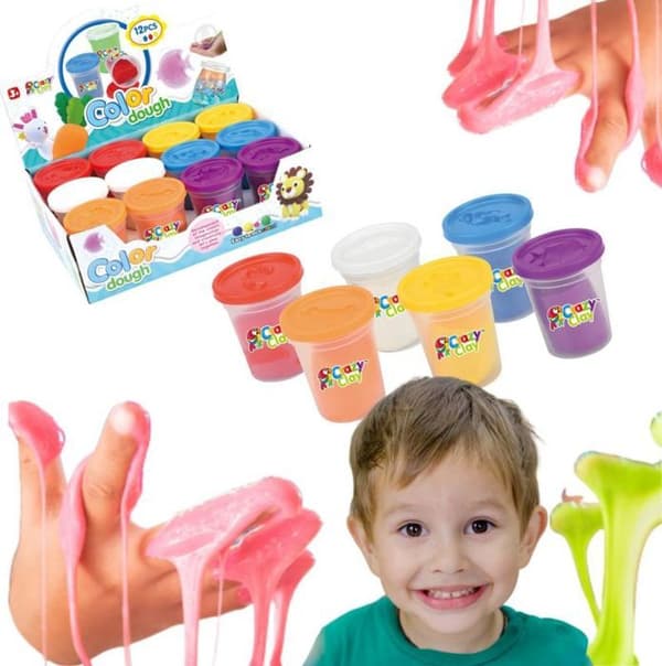 Plastikmodell Trifox Plastisk lera 6 färger A-3488 56331