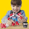 Miniatyrbild 3 av 6: Play-Doh Captain America, Sharp Motorcykelset med flexibel figur, 3 tillbehör och modelllera, från 4 år, Marvel