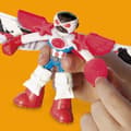 Miniatyrbild 5 av 6: Play-Doh Captain America, Sharp Motorcykelset med flexibel figur, 3 tillbehör och modelllera, från 4 år, Marvel