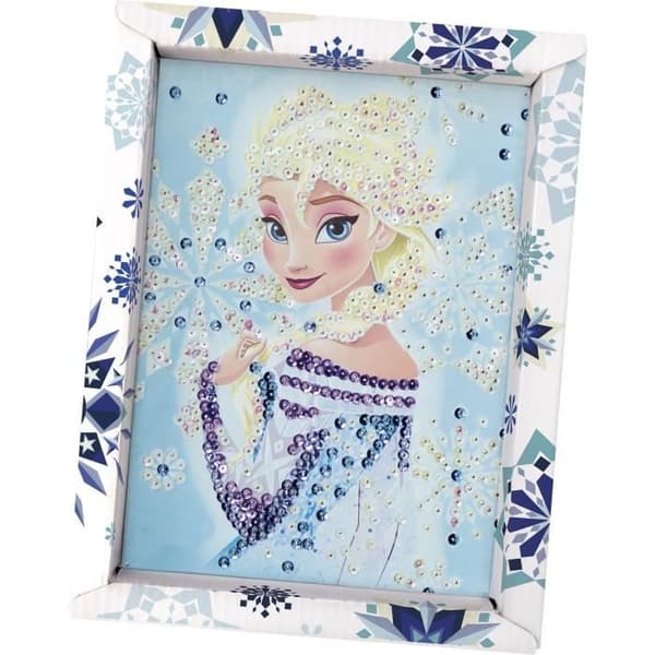 Kreativt spel - LANSAY - Paljettsamling - ELSA FROZEN - Från 7 år