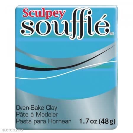 Sculpey Soufflé Blue Robin's Egg Polymer Modeling Clay nr 6652 - 48 g