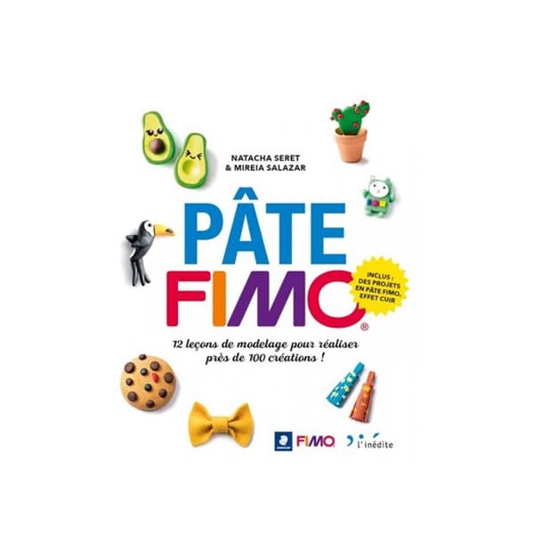 Pâte Fimo - Fimo - 896750 - Färg Blå - Från 6 år - Inkluderar projekt med lädeffekt