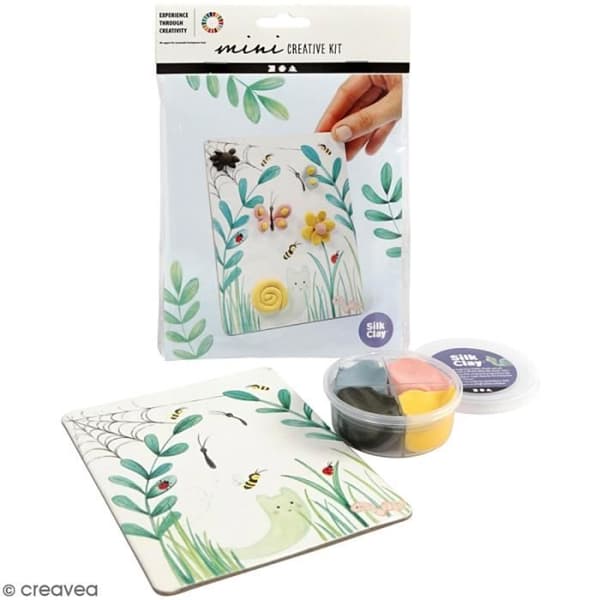Kit för kreativ modellering Silk Clay - Vårtavla
