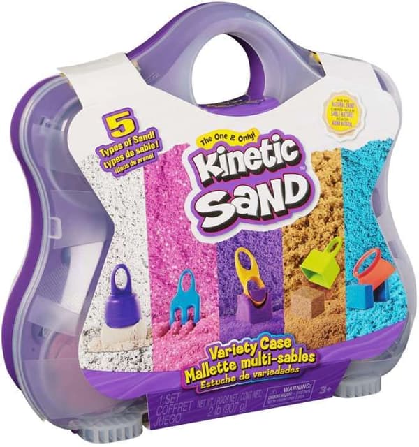 Kinetisk sandset av plast, 5-pack sand