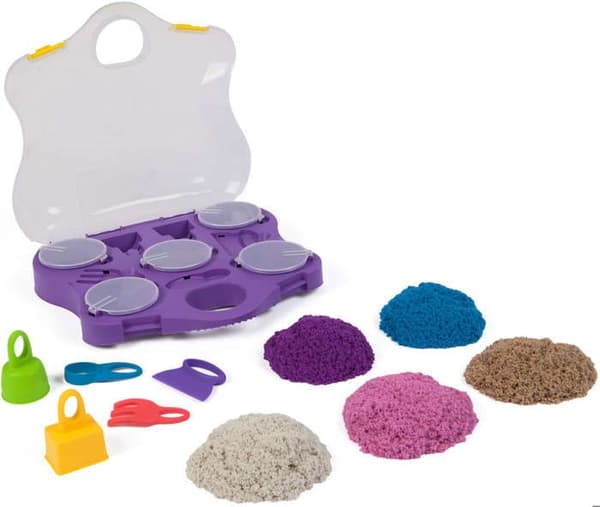 Kinetisk sandset av plast, 5-pack sand