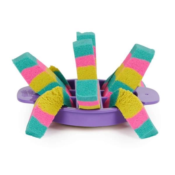 Set Kinetic Sand Ultimate Sandisfying 3 färger 10x tillbehör