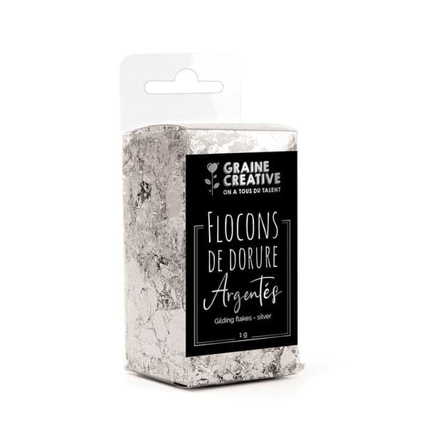 Flocons av guld Silver 1 g