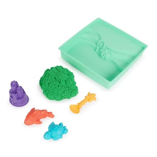 Kinetic Sand - Slottssandlåda 454G - Natursand för solida och färgglada skapelser