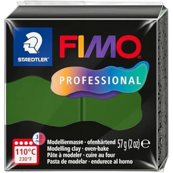 Ugningshärdande modellera - STAEDTLER - FIMO professional 8040-57 - Flexibel - 24 färger - Precision