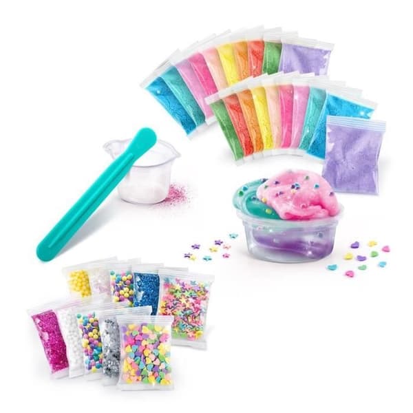 Tillverkningssats med 20 Slimes - CANAL TOYS - Lila - För barn från 6 år och uppåt