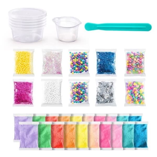 Tillverkningssats med 20 Slimes - CANAL TOYS - Lila - För barn från 6 år och uppåt