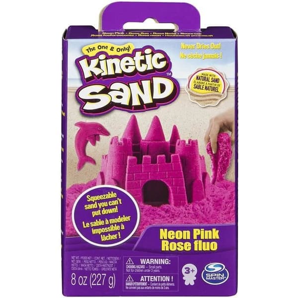 Färgad modelleringssandrefill - Kinetic Sand - 227g - Torkar inte ut eller smulas sönder