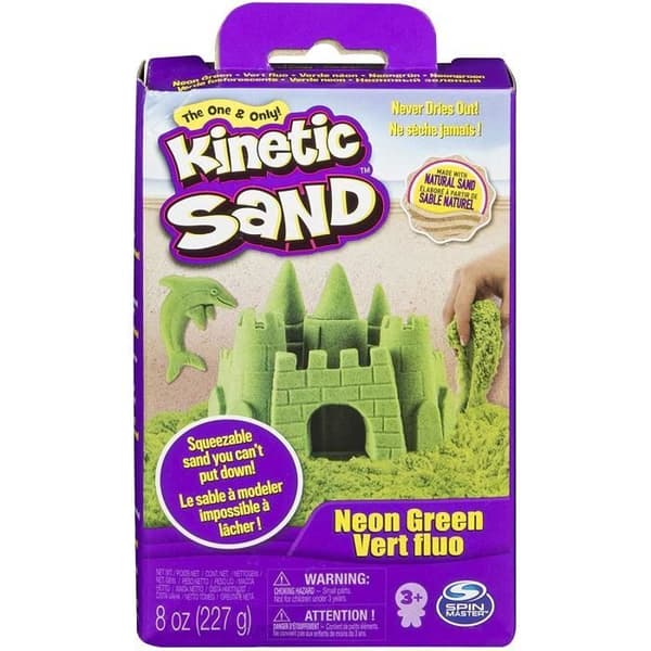 Färgad modelleringssandrefill - Kinetic Sand - 227g - Torkar inte ut eller smulas sönder