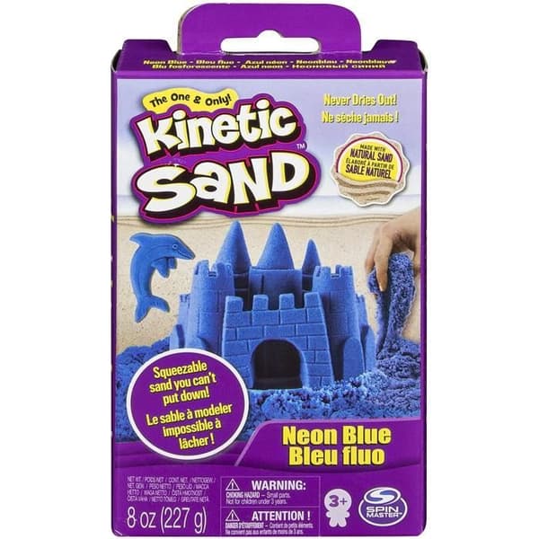 Färgad modelleringssandrefill - Kinetic Sand - 227g - Torkar inte ut eller smulas sönder
