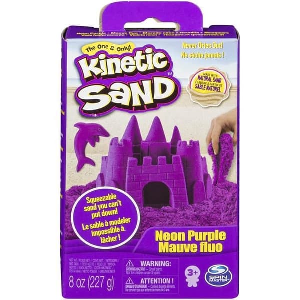 Färgad modelleringssandrefill - Kinetic Sand - 227g - Torkar inte ut eller smulas sönder