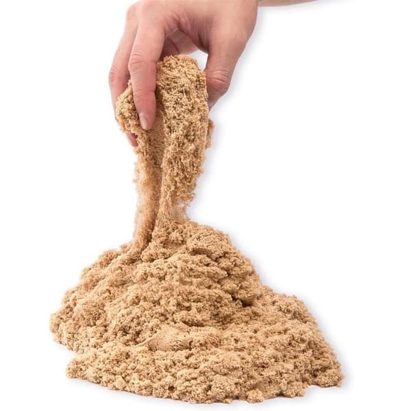 Kreativ leksak - AMIGO - Kinetisk sand 2,5 kg naturlig brun - För barn från 3 år och uppåt