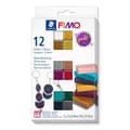 Miniatyrbild 1 av 2: Modelllera - FIMO - FIMO mjuk "Sparkle effect" sortiment - 12 stycken - 25 g - Blandat