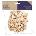 Miniatyrbild 1 av 2: Papermania Set med 200 bokstäver med ljusa träplattor - PMA 174624