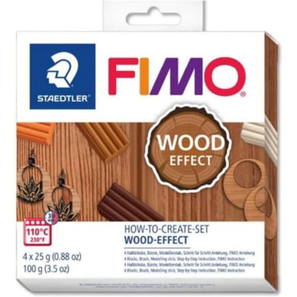 Coffret Fimo - FIMO - 8025 HTC1 - Träeffekt - Brun - För barn från 3 år